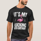 Mijn 40e Birthday Shirt Funny Pink Fla (Voorkant)