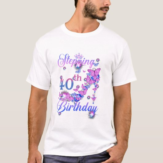 Mijn 40e verjaardag inlopen t-shirt (Voorkant)