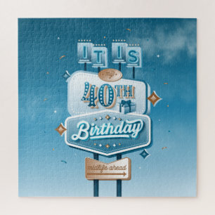 Mijn 40e verjaardag Puzzle (20x20) Legpuzzel