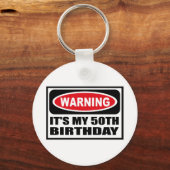 MIJN 50E BIRTHDAY-Sleutelhanger Sleutelhanger (Voorkant)