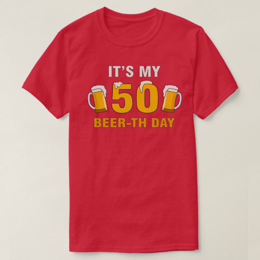 Mijn 50ste verjaardag grappige verjaardag Cheer Pu T-shirt (Design voorkant)