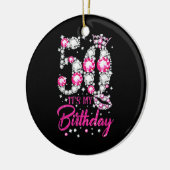 Mijn 50ste verjaardag koningin keramisch ornament (Links)