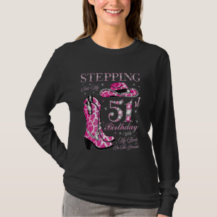 Mijn 51e verjaardag inlopen met mijn laarzen aan t-shirt