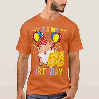 Mijn 55e Birthday Guinee Pig T-shirt