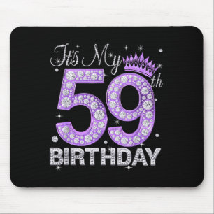 Mijn 59e verjaardag Koningin Vrouwen 59 Jaar Diam Muismat