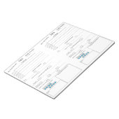 Mijn 5 - 1 voedingstracker notitieblok (Schuin)