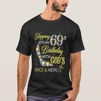 Mijn 69ste verjaardag voor dames vrouwen t-shirt
