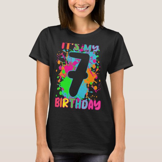 Mijn 7-jarige T-shirt jongens 7 jaar (Voorkant)