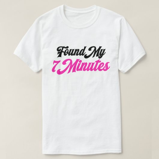 Mijn 7 Minuten Cute Matching Koppel T-Shirt (Design voorkant)
