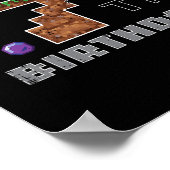 Mijn 7e verjaardag Pixel 7 Gamer Video Gaming Jong Poster (Hoek)