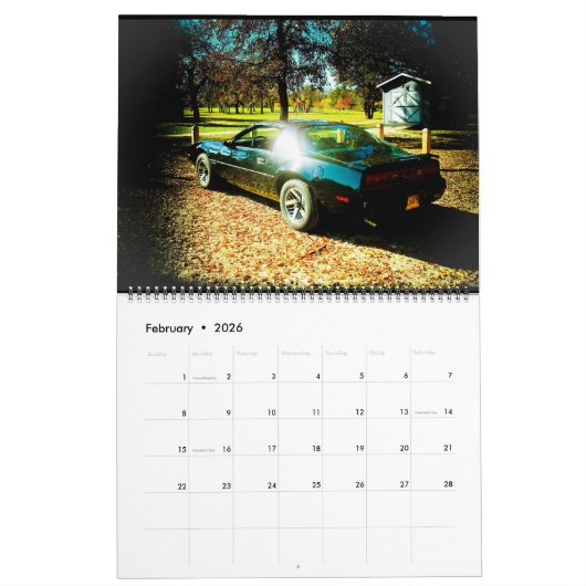 Mijn 85 Pontiac Firebird Kalender (Feb 2026)