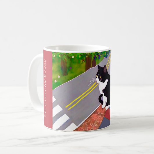 Mijn 9 Felines "Gracie" Coffee Mok (Voorkant links)