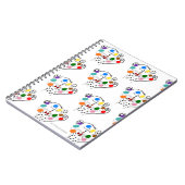 Mijn 9 Felines Spiral Fancy Broek (Spiral Notitieb Notitieboek (Linkerzijde)