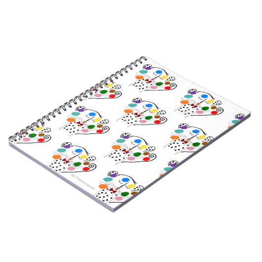 Mijn 9 Felines Spiral Fancy Broek (Spiral Notitieb Notitieboek (Linkerzijde)