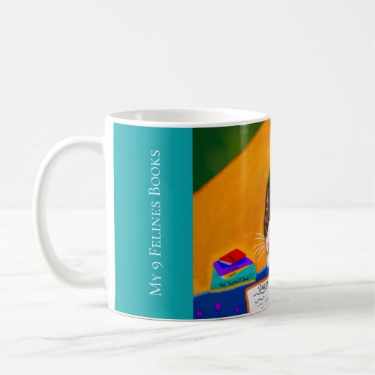 Mijn 9 katachtigen (Tigey) Mok (Links)