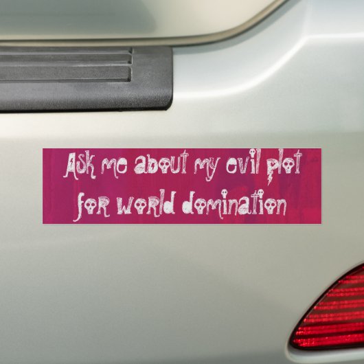 Mijn aamsplot bumpersticker (Op auto)