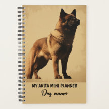Mijn aangepaste hondennaam Akita Portret