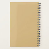 Mijn aangepaste hondennaam Bichon Frise Portret Planner (Achterkant)