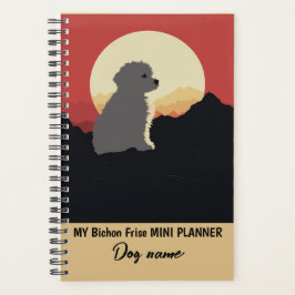 Mijn aangepaste hondennaam Bichon Frise Portret Planner