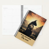 Mijn aangepaste hondennaam Boxer Ras Portret Planner (Display)