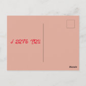 Mijn aangepaste valentijn briefkaart (Achterkant)