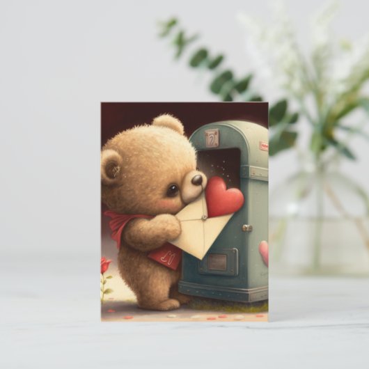 Mijn aangepaste valentijn briefkaart (Staand voorkant)