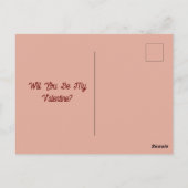 Mijn aangepaste valentijn briefkaart (Achterkant)
