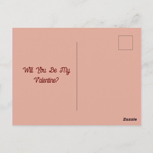 Mijn aangepaste valentijn briefkaart (Achterkant)