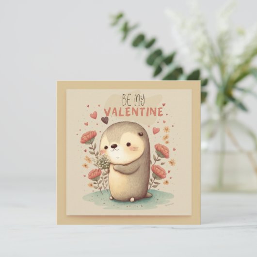 Mijn aangepaste Valentijn Kaart (Staand voorkant)