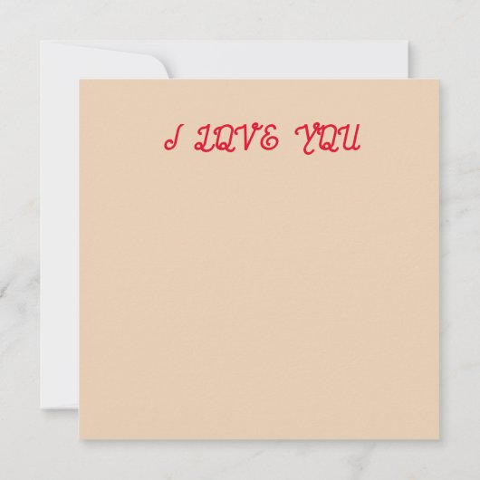 Mijn aangepaste Valentijn Kaart (Achterkant)