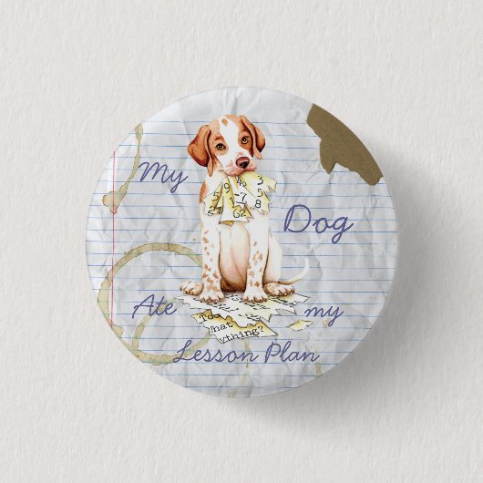 Mijn aanwijsstuk over Mijn leerplan Pinback-Button Ronde Button 3,2 Cm (Voorkant)