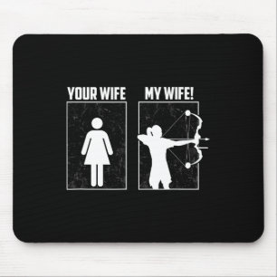 Mijn aartsvrouw - Bow Hunting Girl Archer Couple F Muismat