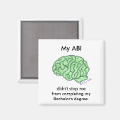 "Mijn ABI heeft me niet tegengehouden..." - Bachel Magneet (Voorkant / Achterkant)