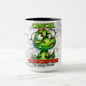 "Mijn abonnement opzeggen..." Koffie/thee Mok (Midden)