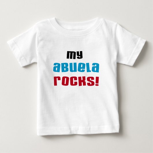 Mijn Abuela Rocks T-shirts en cadeautjes (Voorkant)