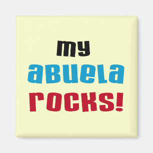 Mijn Abuela Rocks T-shirts en geschenken Magneet