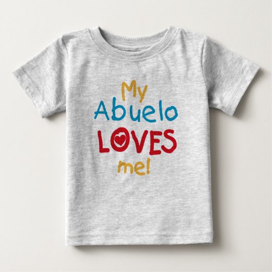 Mijn Abuelo Loves Me T shirten en geschenken (Voorkant)
