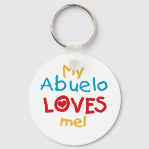 Mijn Abuelo Loves Me T shirten en geschenken Sleutelhanger