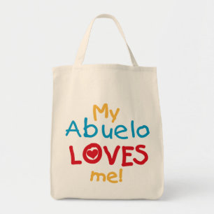 Mijn Abuelo Loves Me T shirten en geschenken Tote Bag