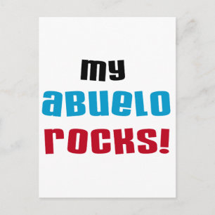Mijn Abuelo Rocks T-shirts en cadeautjes Briefkaart