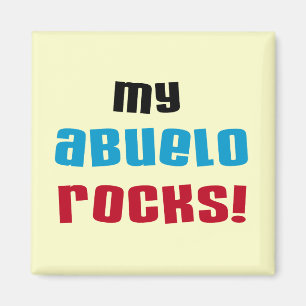 Mijn Abuelo Rocks T-shirts en cadeautjes Magneet
