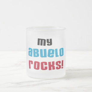 Mijn Abuelo Rocks T-shirts en cadeautjes Matglas Koffiemok