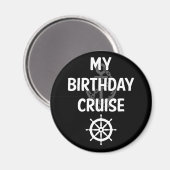 Mijn Accessoires van het cruiseschip van Birthday Magneet (Voorkant / Achterkant)