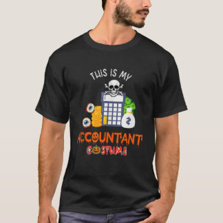 Mijn accountant kostuum Halloween Horror Accountan T-shirt