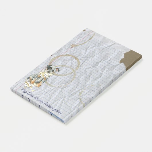 Mijn ACD Ate Mijn Lesson Plan Post-it® Notes (Schuin)