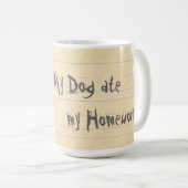 Mijn ACD Ate Mijn thuiswerk Koffiemok (Voorkant rechts)