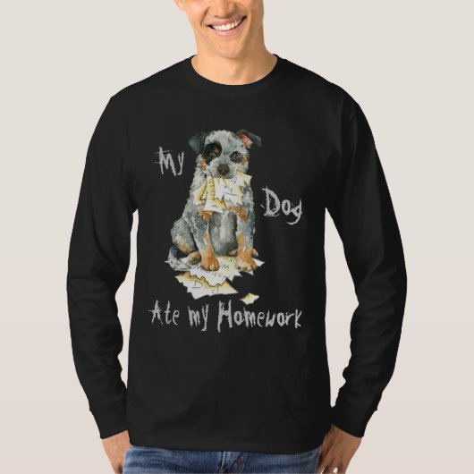 Mijn ACD Ate Mijn thuiswerk T-shirt (Voorkant)
