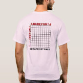 Mijn achterdiagram doorzoeken t-shirt (Achterkant)