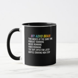 Mijn ADHD Brain Neurodiversity Awareness Gift Mok