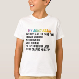 Mijn ADHD Brain Neurodiversity Awareness Gift T-shirt